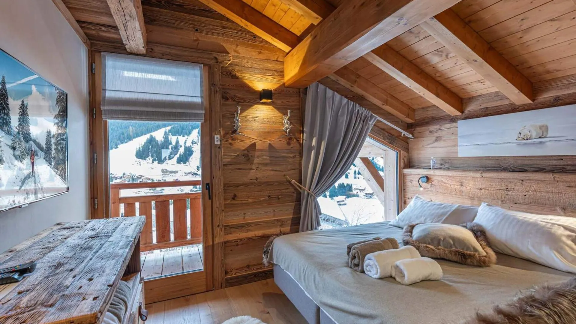 Chalet De Luxe Skis Aux Pieds, Jacuzzi Et Sauna - Fr-1-809-2 Les Saisies France
