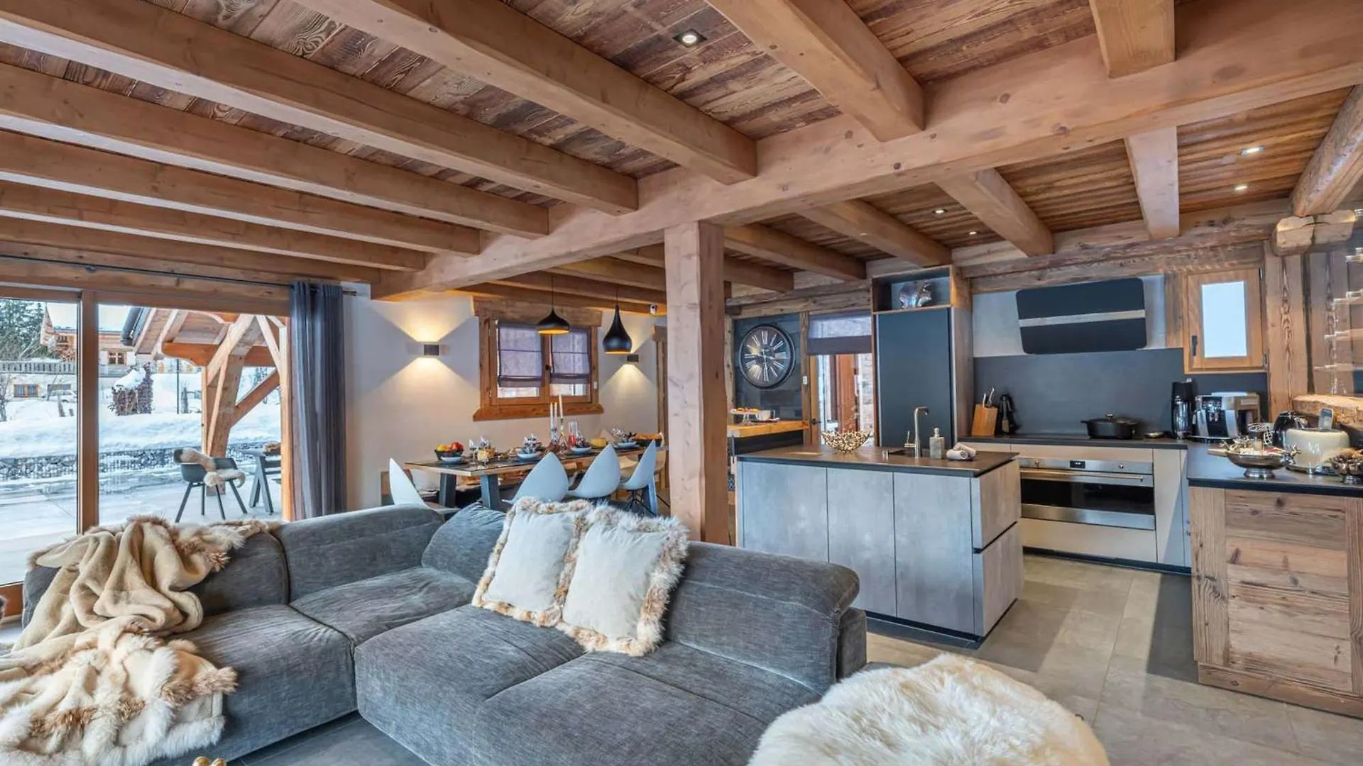 Chalet De Luxe Skis Aux Pieds, Jacuzzi Et Sauna - Fr-1-809-2 Les Saisies