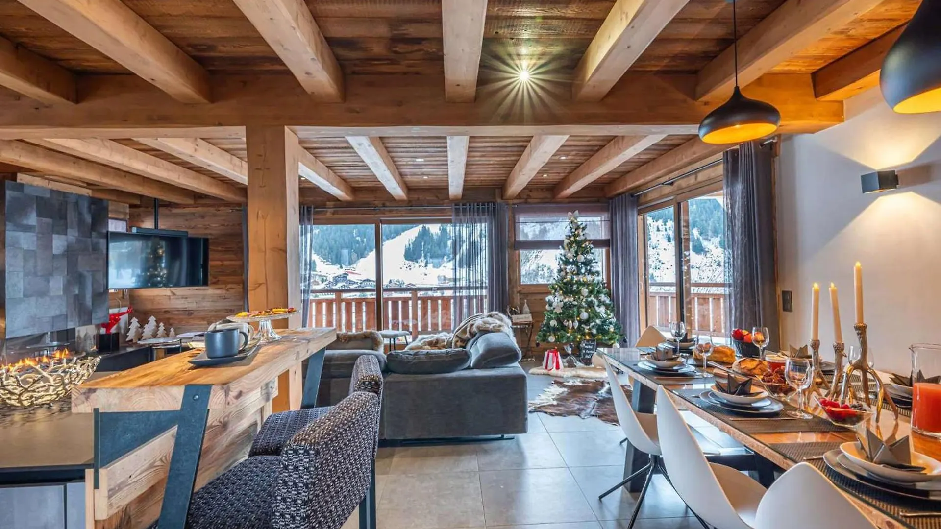 Chalet De Luxe Skis Aux Pieds, Jacuzzi Et Sauna - Fr-1-809-2 Les Saisies