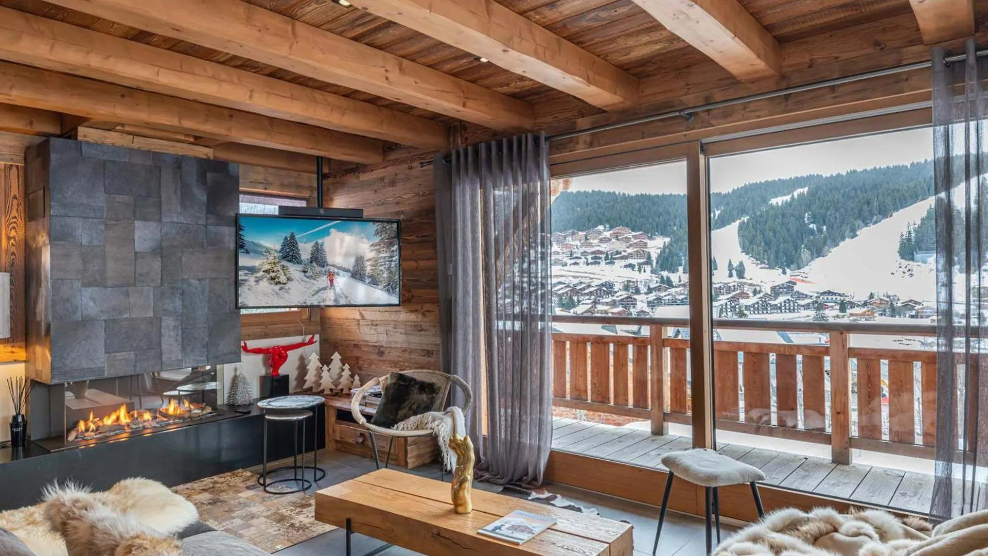 Chalet De Luxe Skis Aux Pieds, Jacuzzi Et Sauna - Fr-1-809-2 Les Saisies
